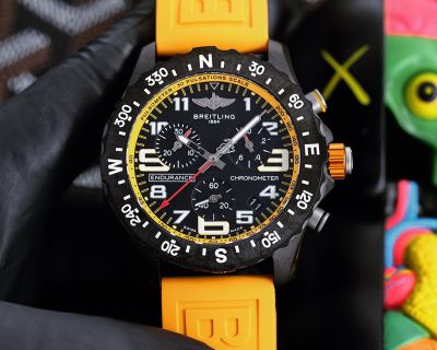 Breitling Endurance Pro 44mm Sapphire Glass Quartz Movement Rubber Strap Fake Watch